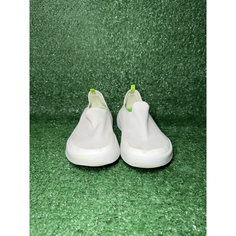 OOFOS Womens Size 7 Oomg eeZee Low Shoes White Loafers Recovery Slip On Sneakers - Picture 5 of 9